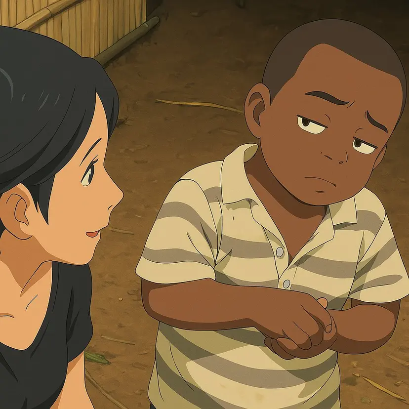 Anime-style transformation